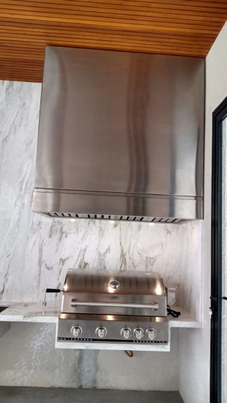 Modelos de coifas - Churrasqueira - 2