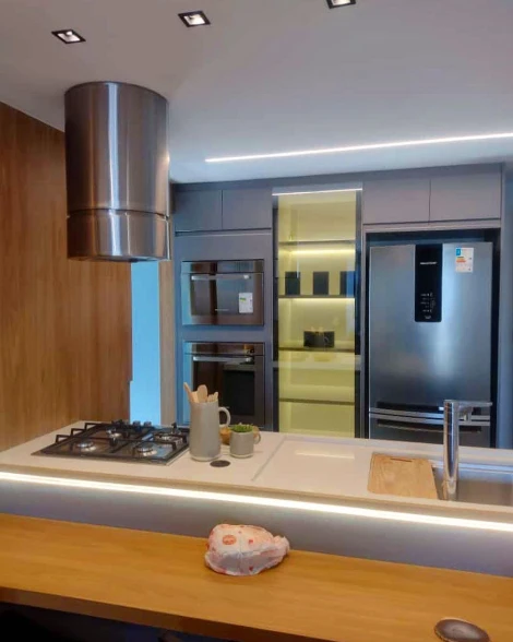 Coifa Cozinha Cilíndrica com Friso - 1