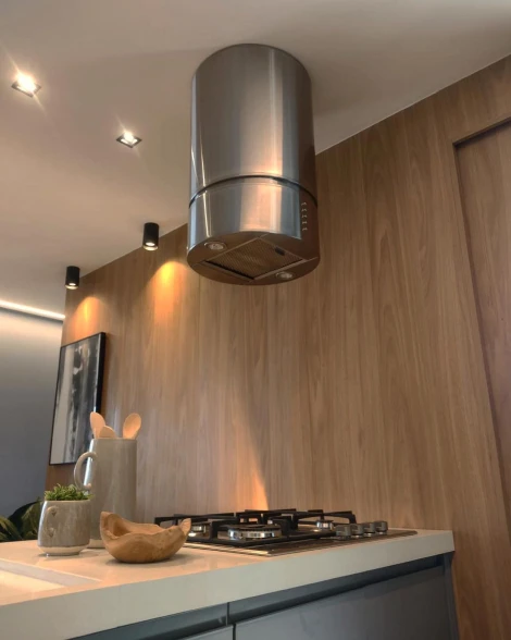 Coifa Cozinha Cilíndrica com Friso - 2